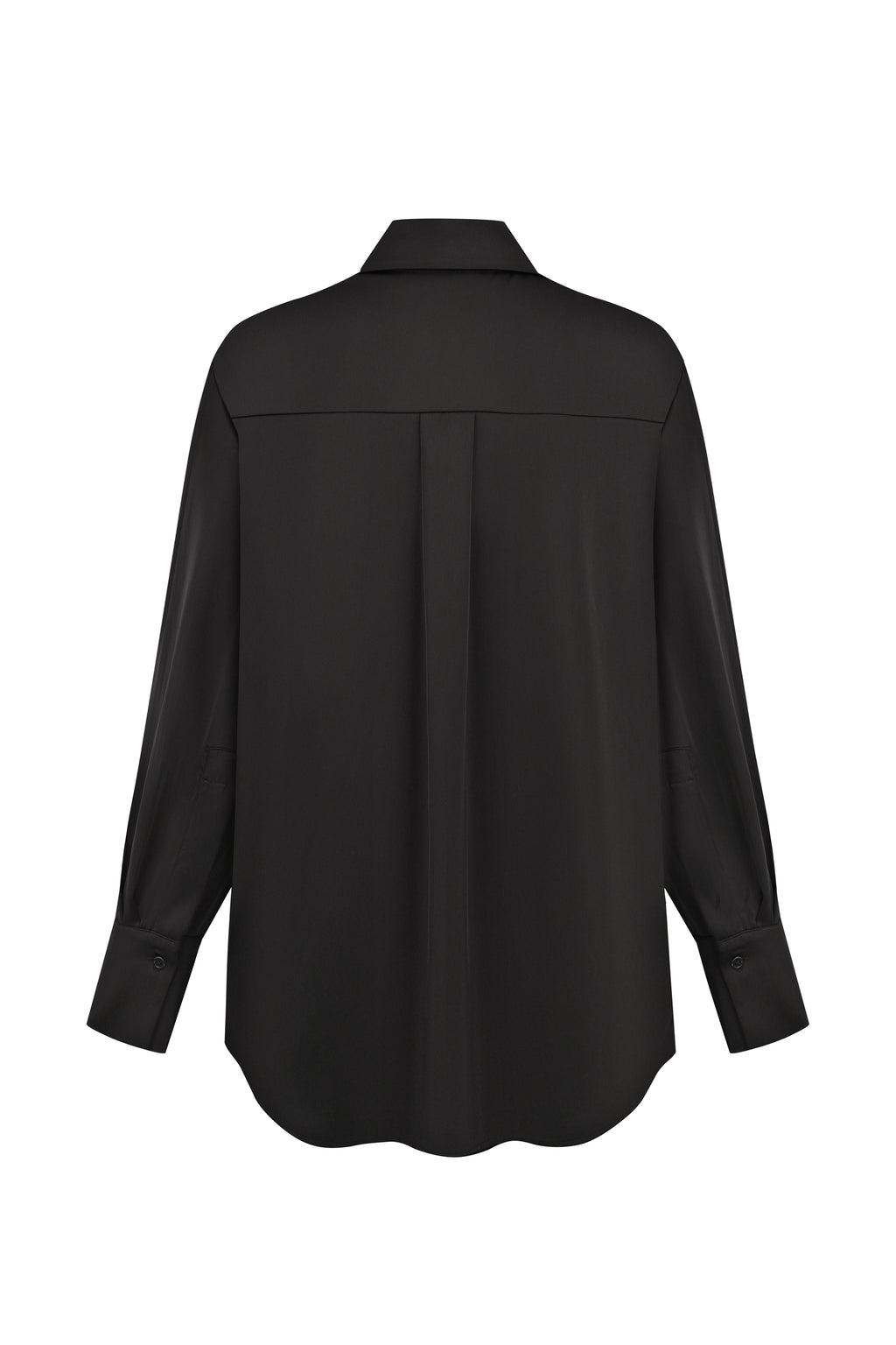 KOSZULA SATYNOWA CZARNA