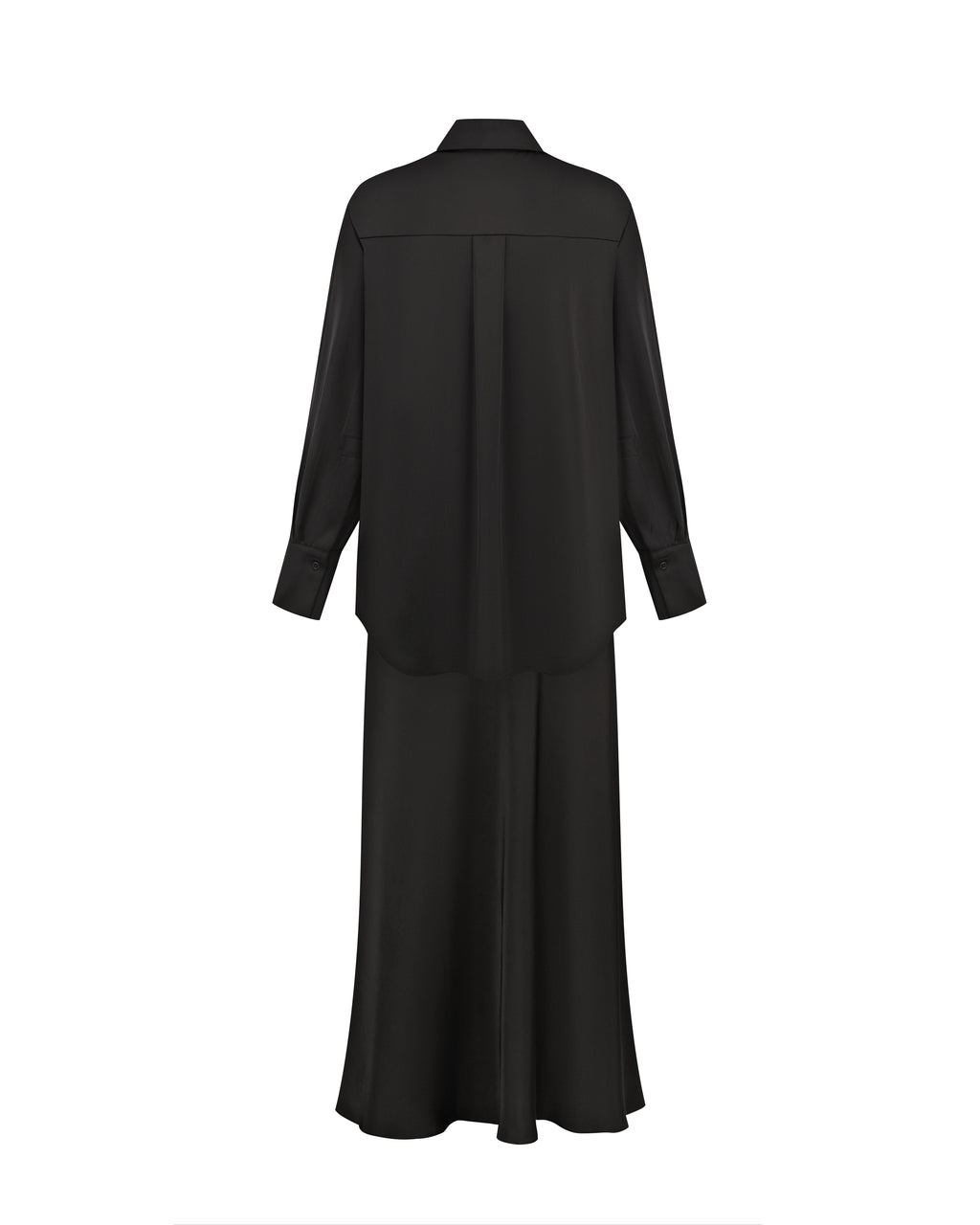 SATYNOWA CZARNA SPÓDNICA